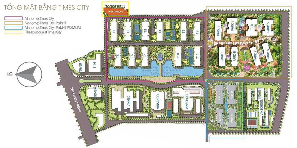 mat bang tong cac giai doan du an times city park hill