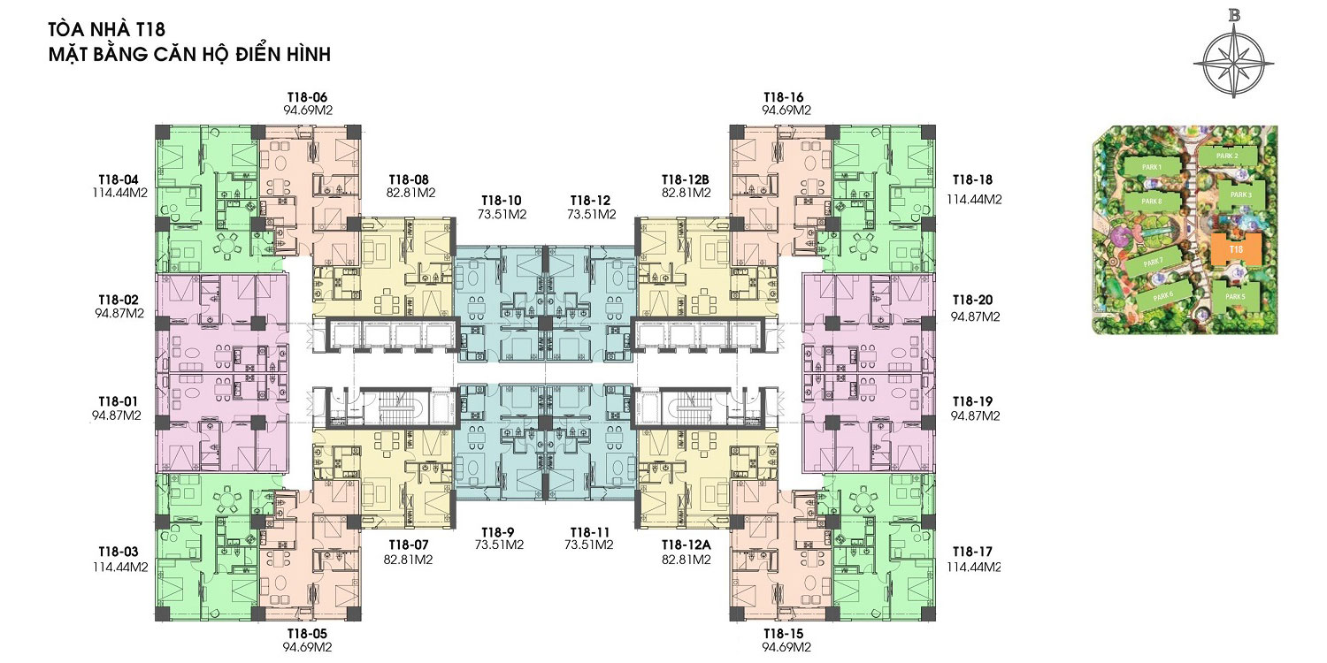 mat bang toa t18 vinhomes times city